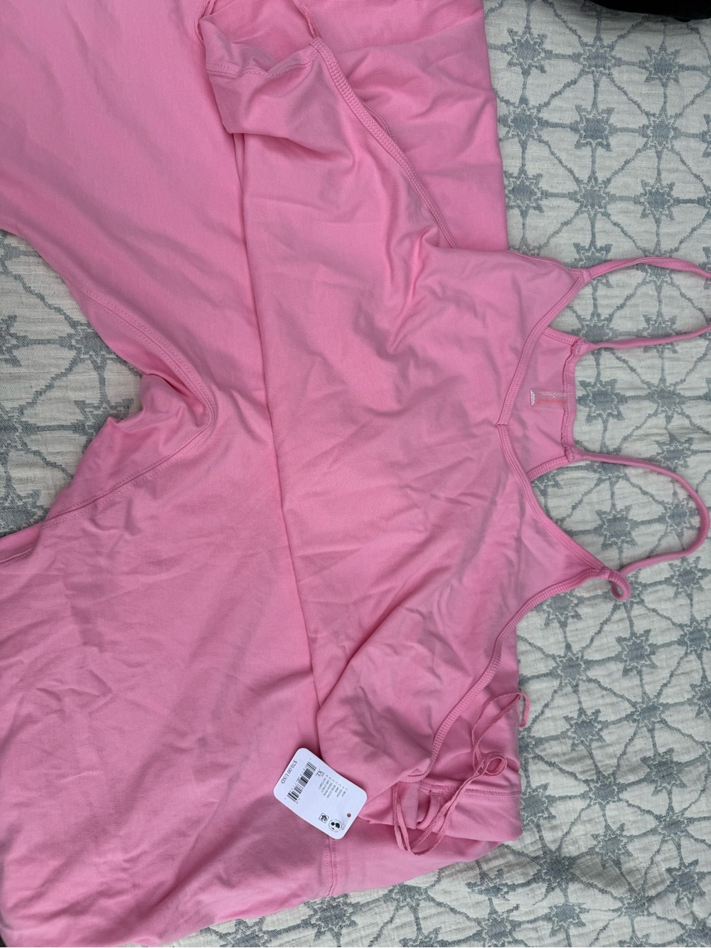 Free people onsie- size xl nwt Pink Strappy jumper